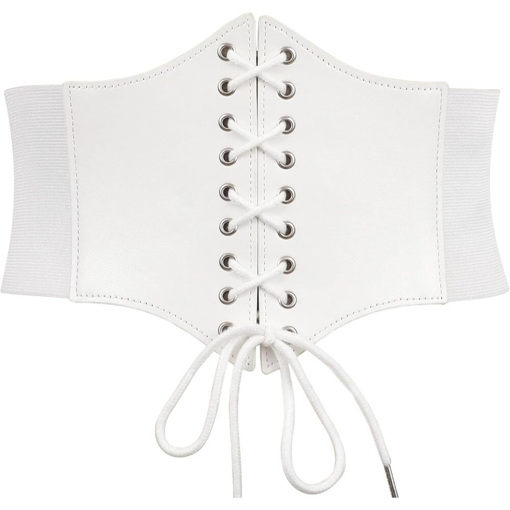 CORSET Belt for Women  09 White